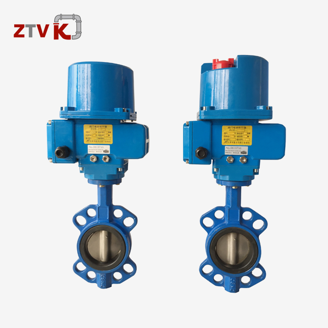 butterfly valve motorized actuator